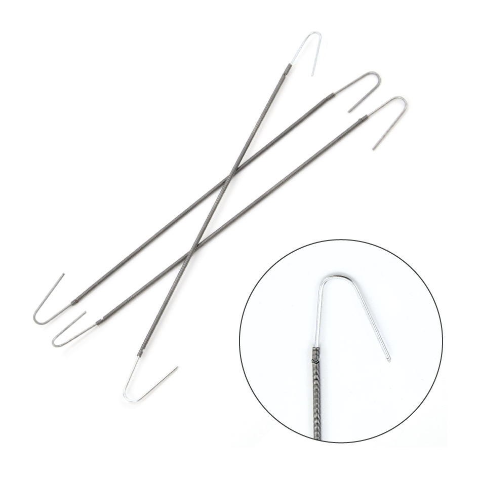 Illustration for: 50 extendable spiral hooks for signs