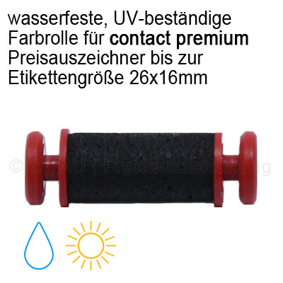 Illustration for: Five special-ink rollers for smaller contact premium models