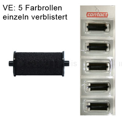 UV Schutz + Spritzwasserschutz - Farbrollen für CuNU Modell 2512 und contact ECO / contact classic Auszeichner für bis zu 26x16mm Etikettengröße, Bild 2