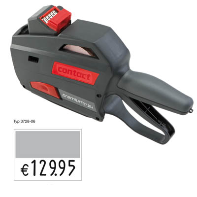 Großdruck Auszeichner "contact premium 3728-06" für groß dargestellte Preise auf 37x28mm Etiketten, Bild 2