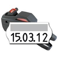 Datumsauszeichner contact premium 6.26 DT, für Datumsabdrucke auf 26x12mm MHD-Etiketten, Preisetiketten