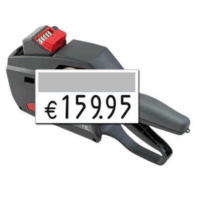 Großdruck Preisauszeichner contact premium 6.37 Super, große Preisabdrucke auf 37x19mm Preisetiketten