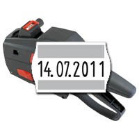Auszeichner für Datum, Datumsaufdrucke TT.MM.JJJJ, contact premium 8.16 DT, für 25x16mm Etiketten