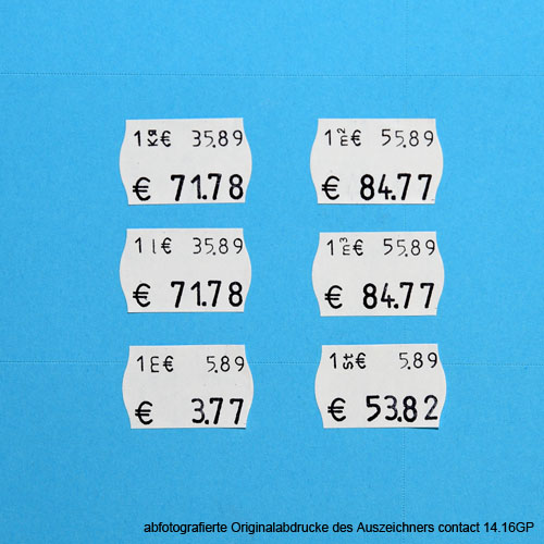 contact Etikettierer für Grundpreise und Stückpreise, contact premium 14.16 GP, für 25x16mm Etiketten, Bild 2