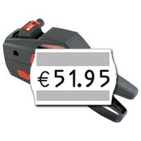 Etikettiergerät für Preise, contact Etikettierer premium 5.16 für 25x16mm Etiketten, 5 Zeichen, einzeilig