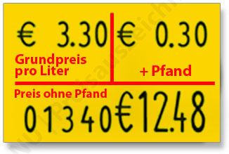 Pfandauszeichner, individueller Auszeichner für Pfandetiketten, contact premium 20.16 für Pfandauszeichnung, Bild 2