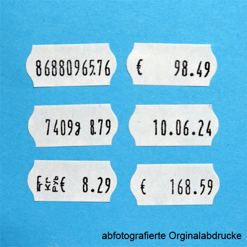 Sato Etikettierer "Kendo 26x12-10", 10 Druckstellen für Preise, Nummern & Datum auf 26x12mm Preisetiketten, Bild 3