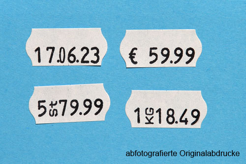 Sato Preisauszeichner "Kendo 26x12-6", Handauszeichner für Preise und Datum, für 26x12mm Preisetiketten, Bild 3