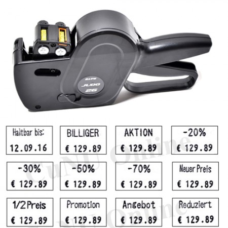 Set Promo-Auszeichner mit Texten: Sonderpreis, Aktion, Haltbar bis:, Angebot, Reduziert, Neuer Preis uvm., Bild 5
