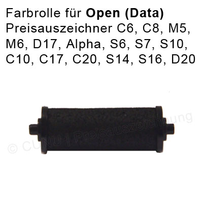 Farbrolle für Open Preisauszeichner Open Data - Tinte, Stempelkissen