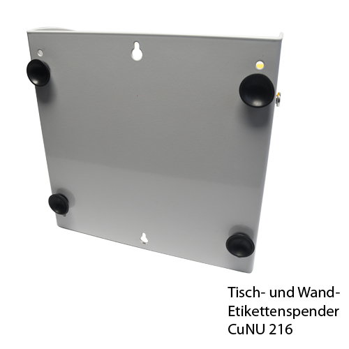 CUNU 216 - Etikettenspender für Wand und Tisch für mehrere Etikettenrollen (bis 216mm Gesamtbreite), Bild 2