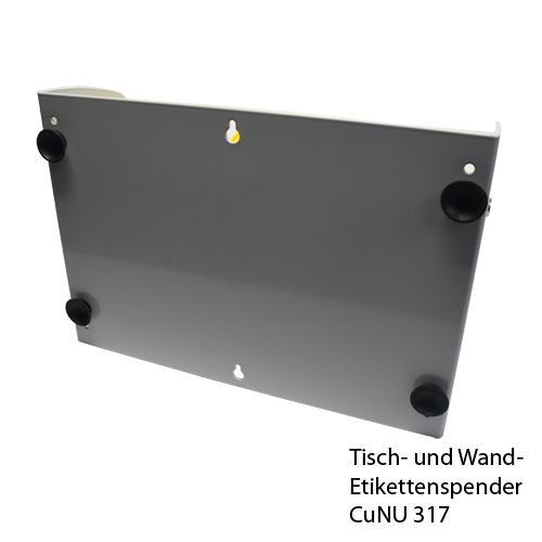 CUNU 317 - Etikettenspender für Wand und Tisch für mehrere Rollen Etiketten (bis 317mm Gesamtbreite), Bild 3