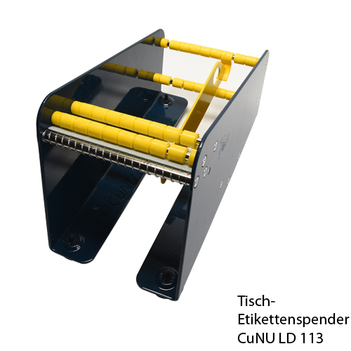 Tisch-Etikettenspender CuNU 113 für eine oder mehrere Rollen Etiketten bis ges. 113mm Breite, Bild 3