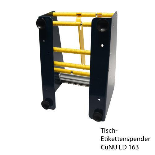 Tisch Etikettenspender für Rollenetiketten CUNU LD 163 bis zu 163mm Breite, Bild 3