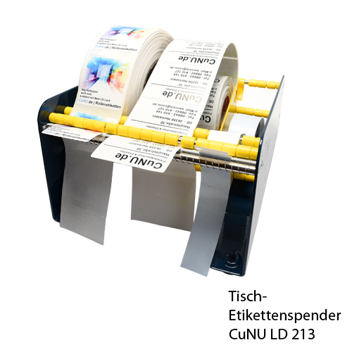 Tisch Etikettenspender für mehrere Rollen Etiketten CuNU LD 213 bis zu 213mm Breite