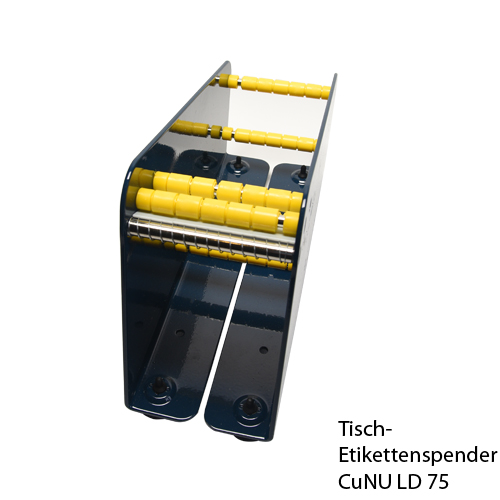 Tisch- Etikettenspender CUNU LD 75 für eine Rolle Etiketten bis zu 75mm Breite, Bild 2
