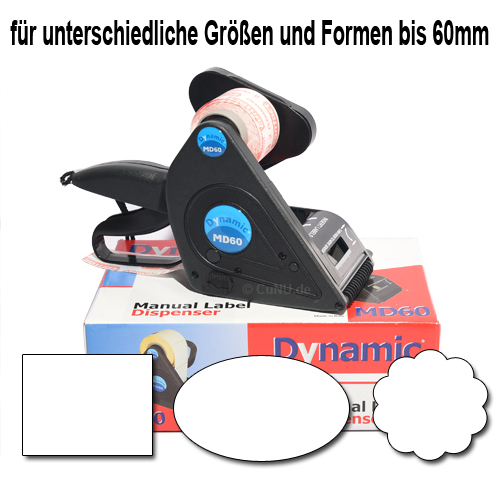 Dynamic MD60 - Etikettenspender für runde und ovale Etiketten
