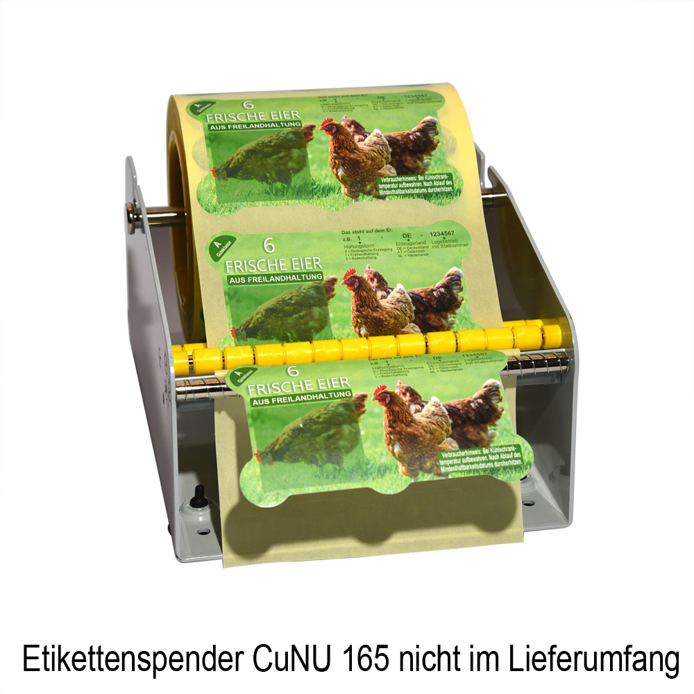 Freiform Aufkleber auf Rolle für 6er Eierschachtel CDL-Omnipac TopCom - alle Haltungsformen, Bild 3