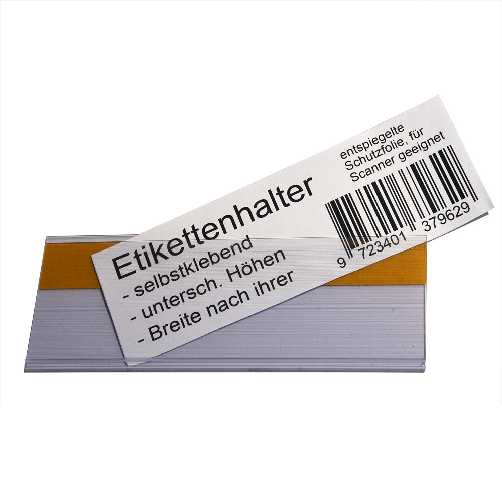 20 selbstklebende Etikettenhalter