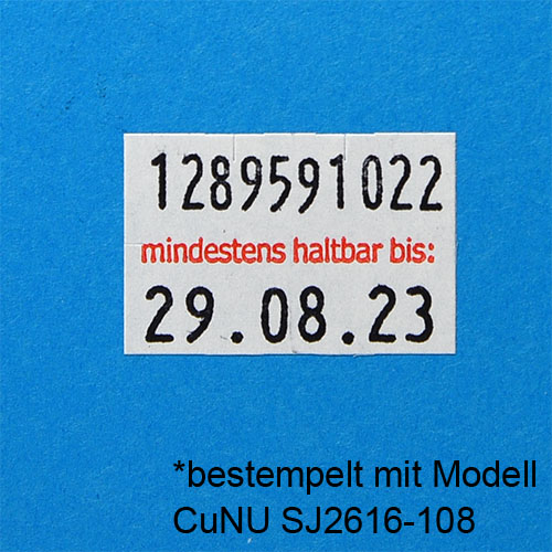 1100 rechteckige MHD-Etiketten 26x16mm mit Aufdruck mindestens haltbar bis:, Bild 2