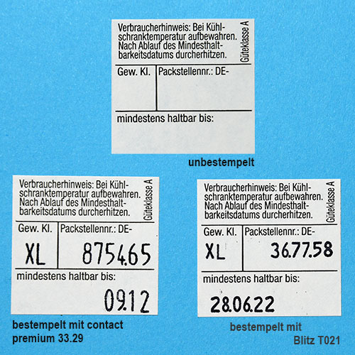 Etiketten für Gewichtsklasse, Packstelle, Güteklasse A, Mindesthaltbarkeit, Verbraucherhinweis, Bild 2