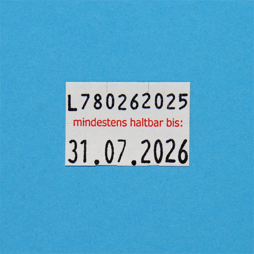 Blitz C22-03, modifizierter Profi-Auszeichner, zweizeilig für Preise und Datumsangaben, 26x16mm rechteckig, Bild 3
