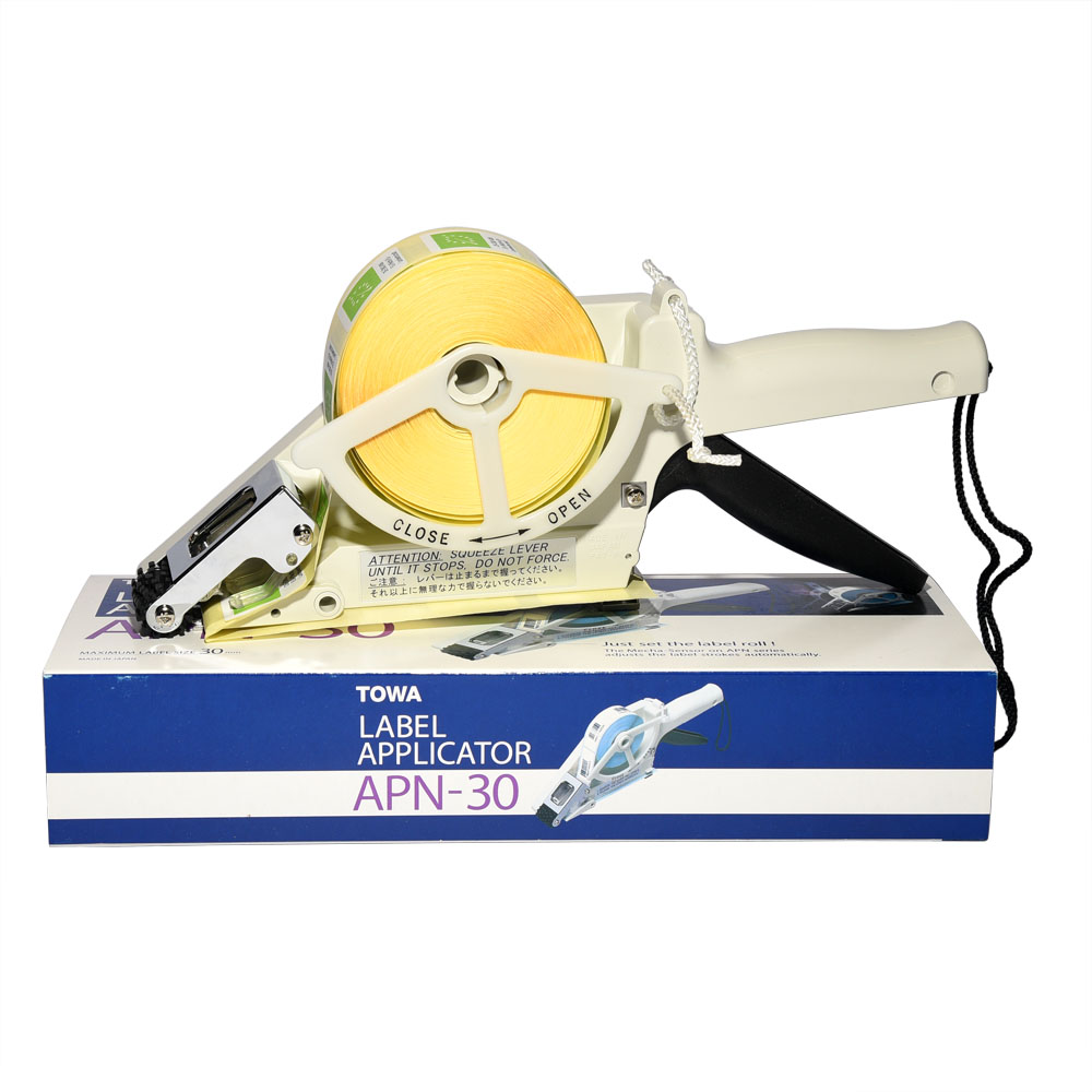 TOWA APN 30 Etiketten-Spender (Handgerät) für rechteckige Etiketten mit 10-30mm Breite, Bild 2