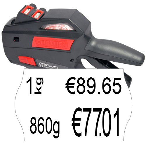 Grundpreis-Handauszeichner zum Grundpreise auszeichnen, 1KG, 1L,1St,1m,1m²,1m³