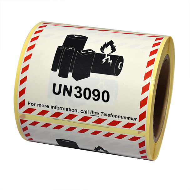 Gefahrgutetiketten für den Versand von Batterien UN3480, UN3481, UN3090, UN3091, Bild 6