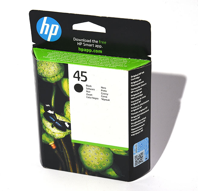 Original HP 45 Druckerpatrone Schwarz 51645AE, Bild 3