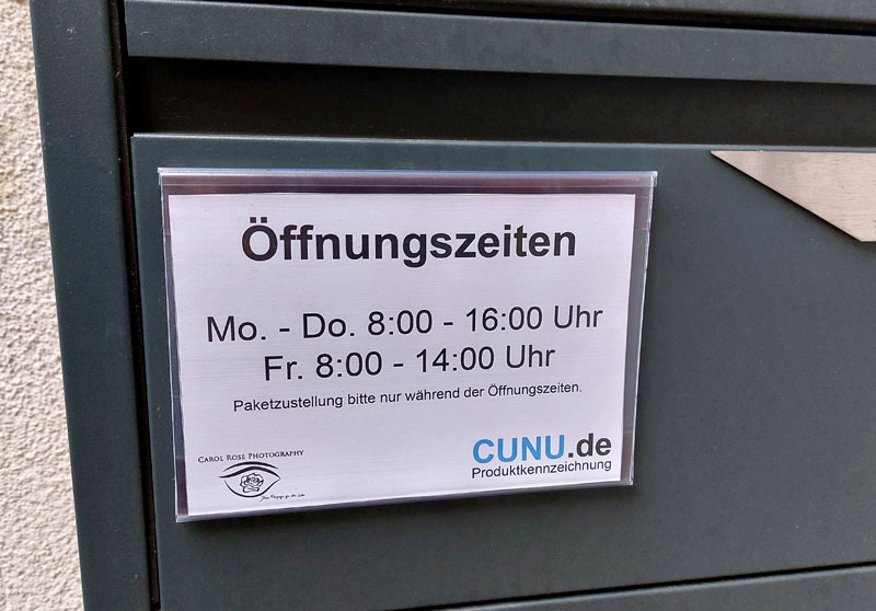 großer magnetischer Etikettenhalter für DINA6 oder DIN lang, Bild 10